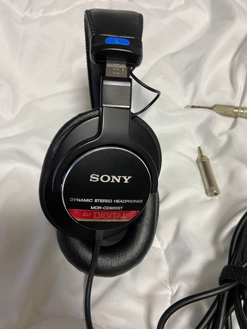 SONY MDR-CD900ST ヘッドフォン イヤホンジャック変換プラグ付き