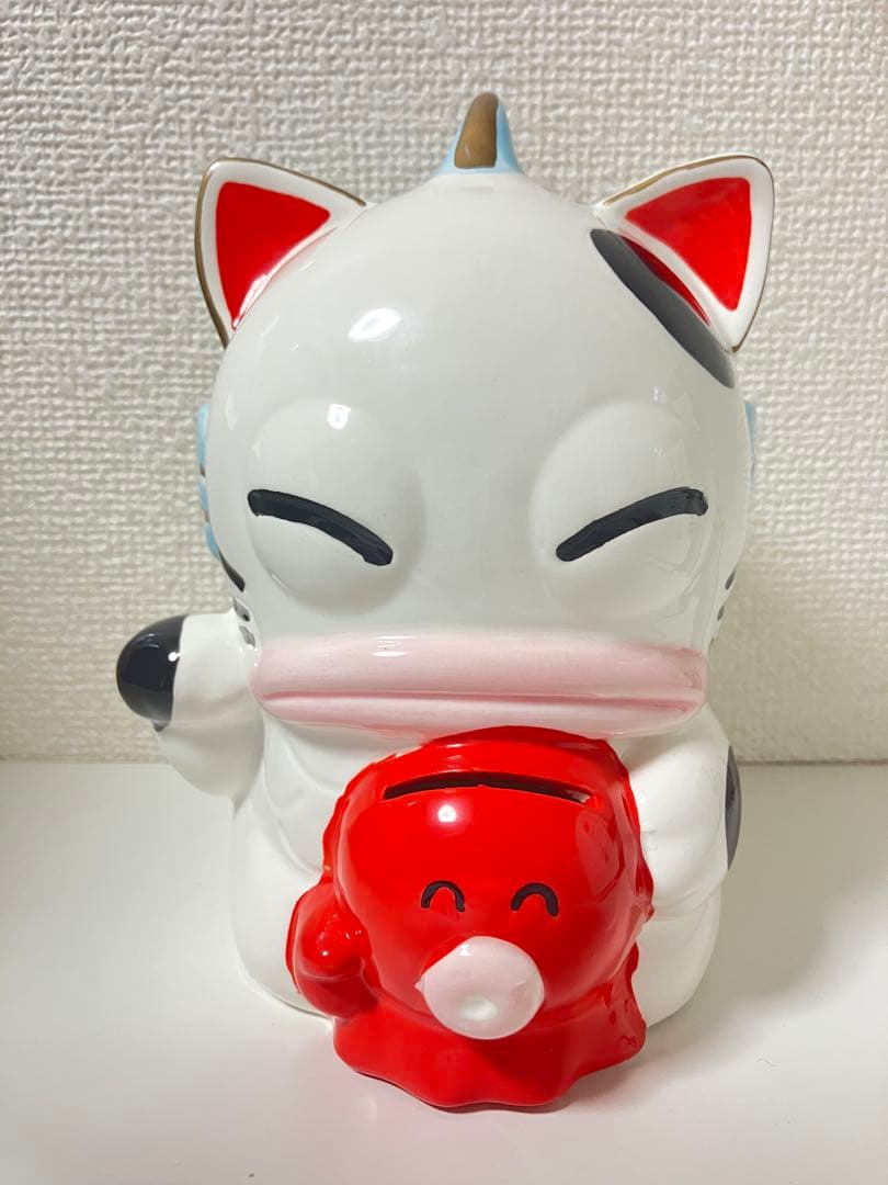 はんぎょどん 忍者もんじゃ貯金箱 招き猫 まねきバンク サンリオ昭和レトロ箱付き