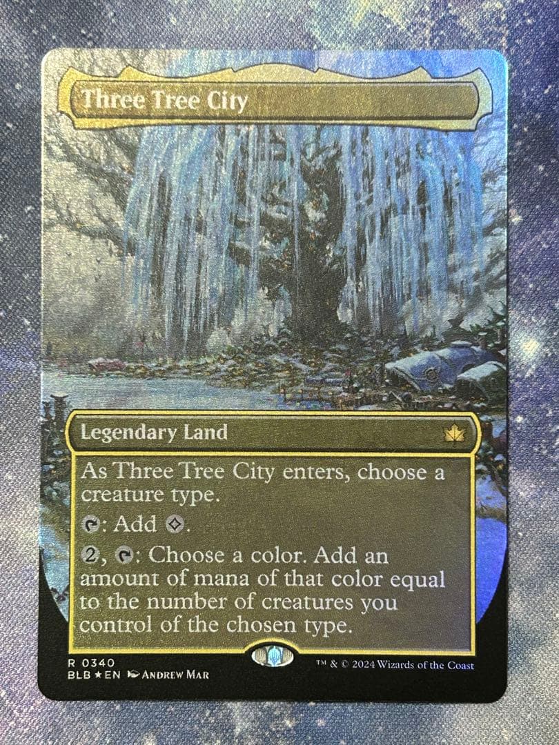 MTG 三本木市/Three Tree City foil 英語　ボーダーレス
