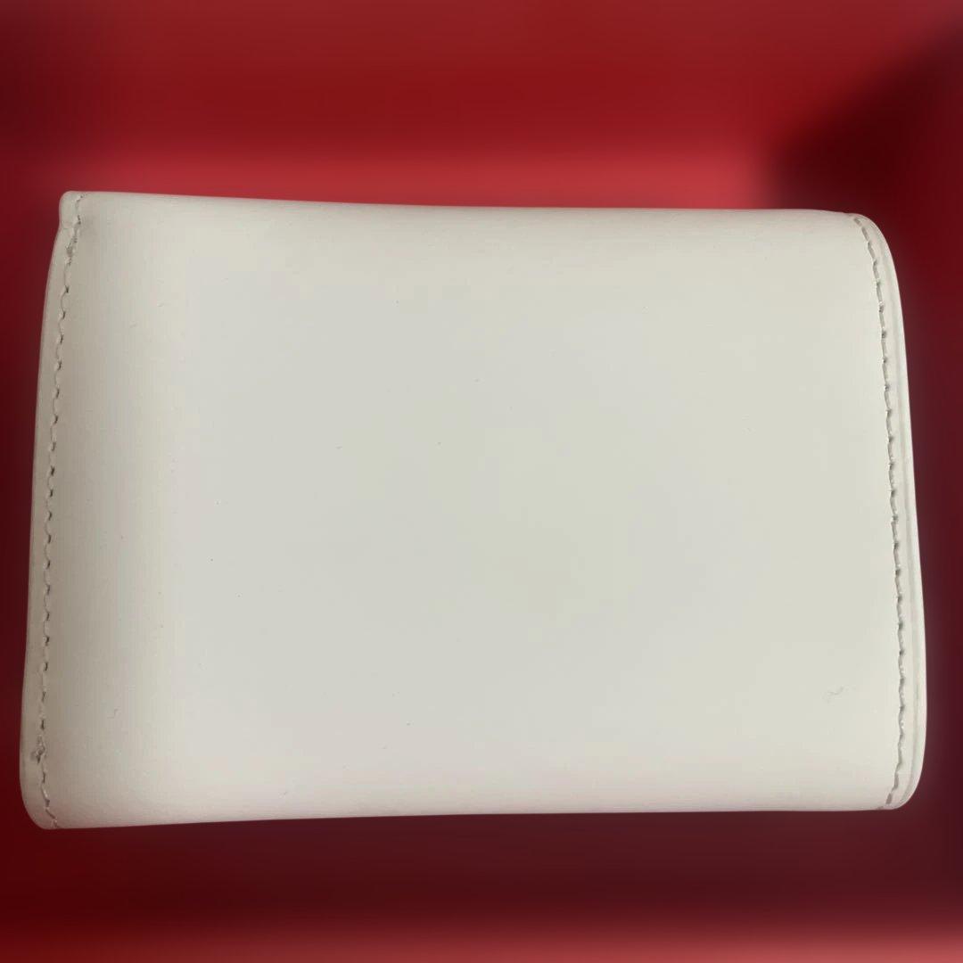 新品 DIESEL ホワイト 三つ折り財布 09887