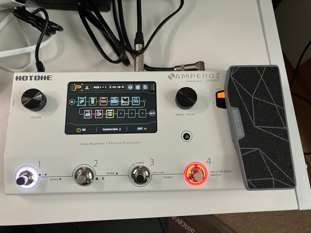 HOTONE Ampero Ⅱ マルチエフェクター 新品同様