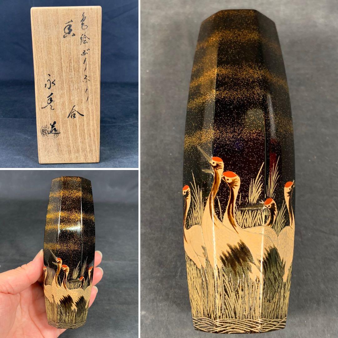 E325 送料無料　色絵ぶりぶり　香合　茶道具　茶室　茶道　香道具　共箱