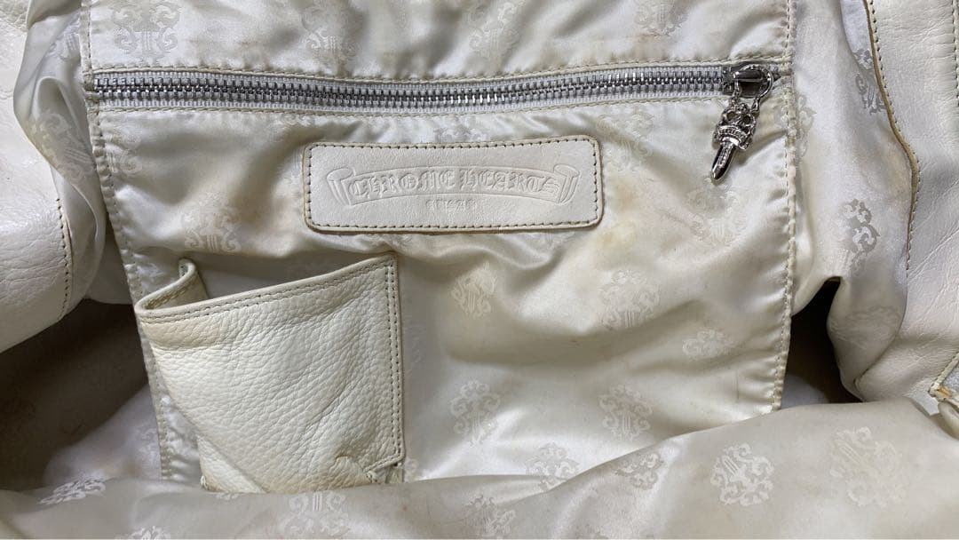 希少!!!クロムハーツホワイトバック