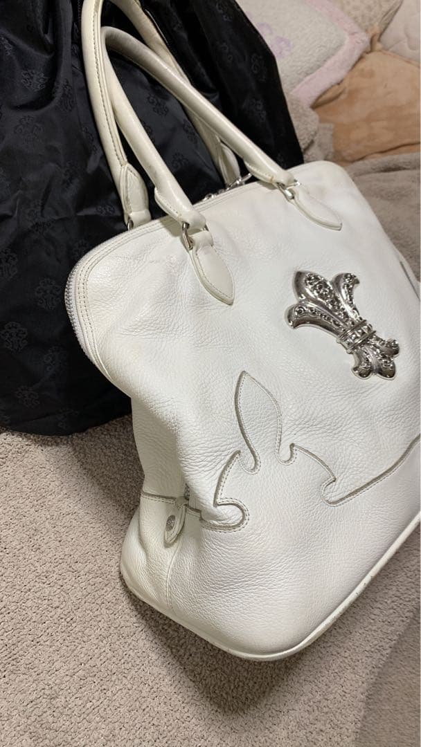 希少!!!クロムハーツホワイトバック