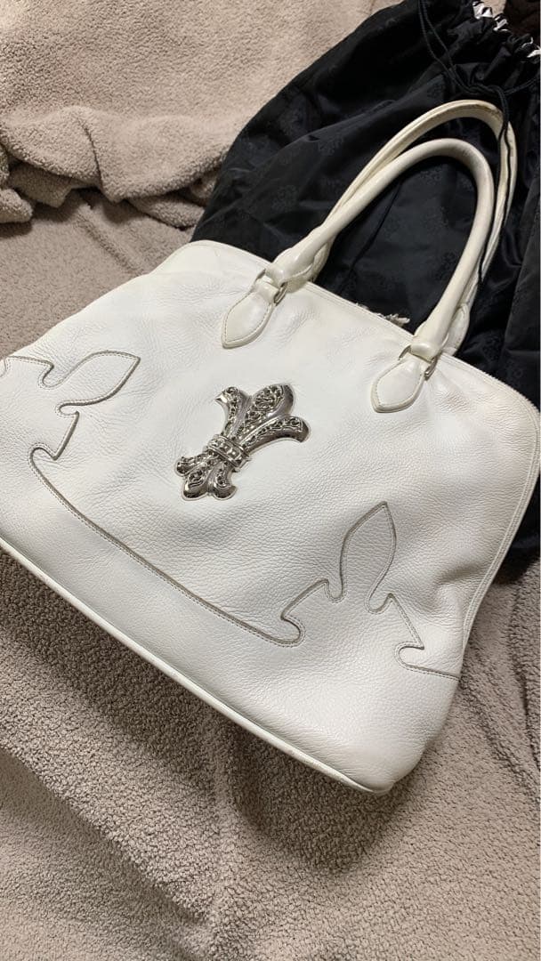 希少!!!クロムハーツホワイトバック