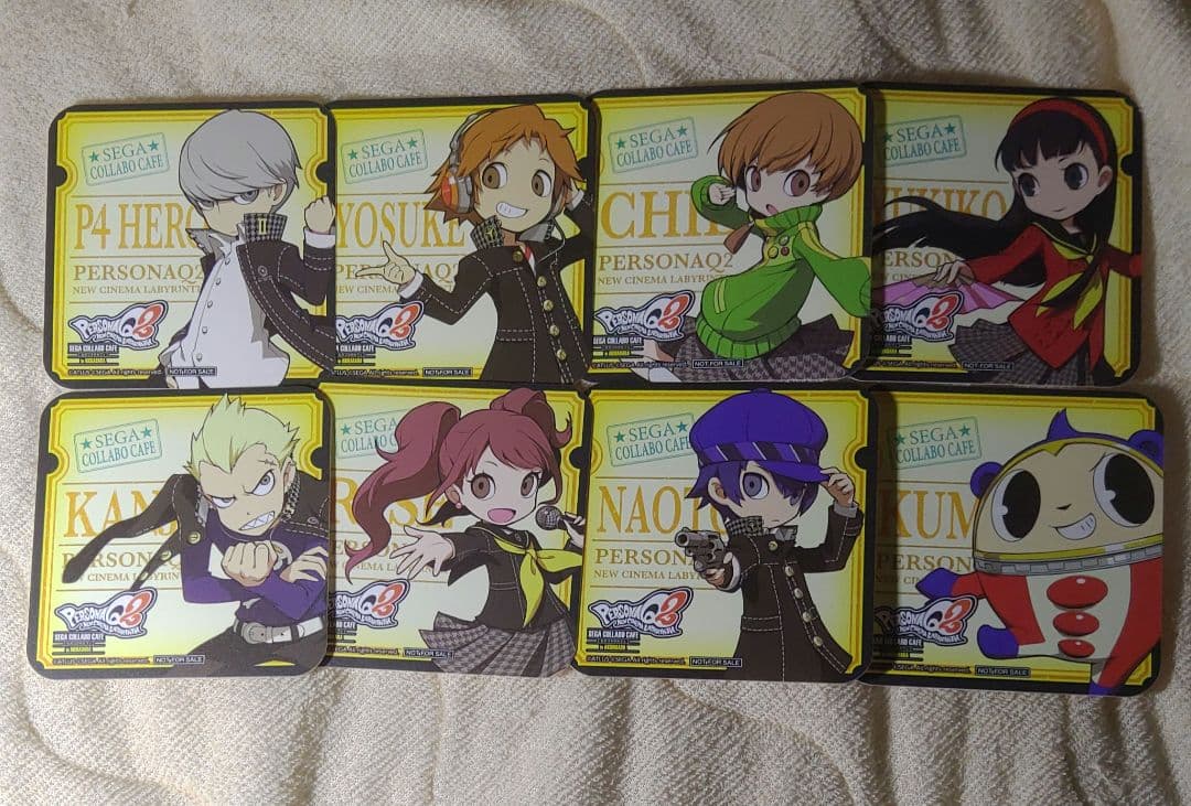 ペルソナQ2 コースターセット 全36種類　personaQ2 セガコラボカフェ