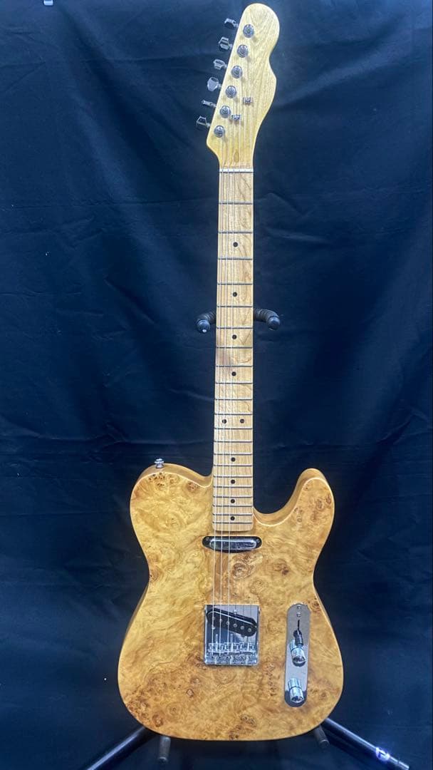 新品オリジナル テレキャスターエレキギター　バールメープルトップ＆アッシュボディ