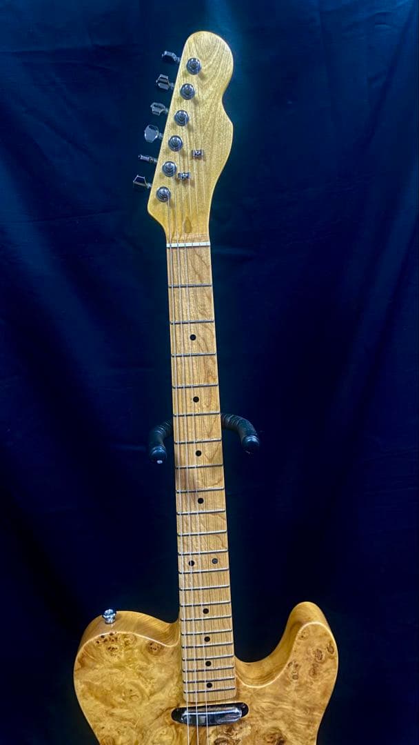 新品オリジナル テレキャスターエレキギター　バールメープルトップ＆アッシュボディ