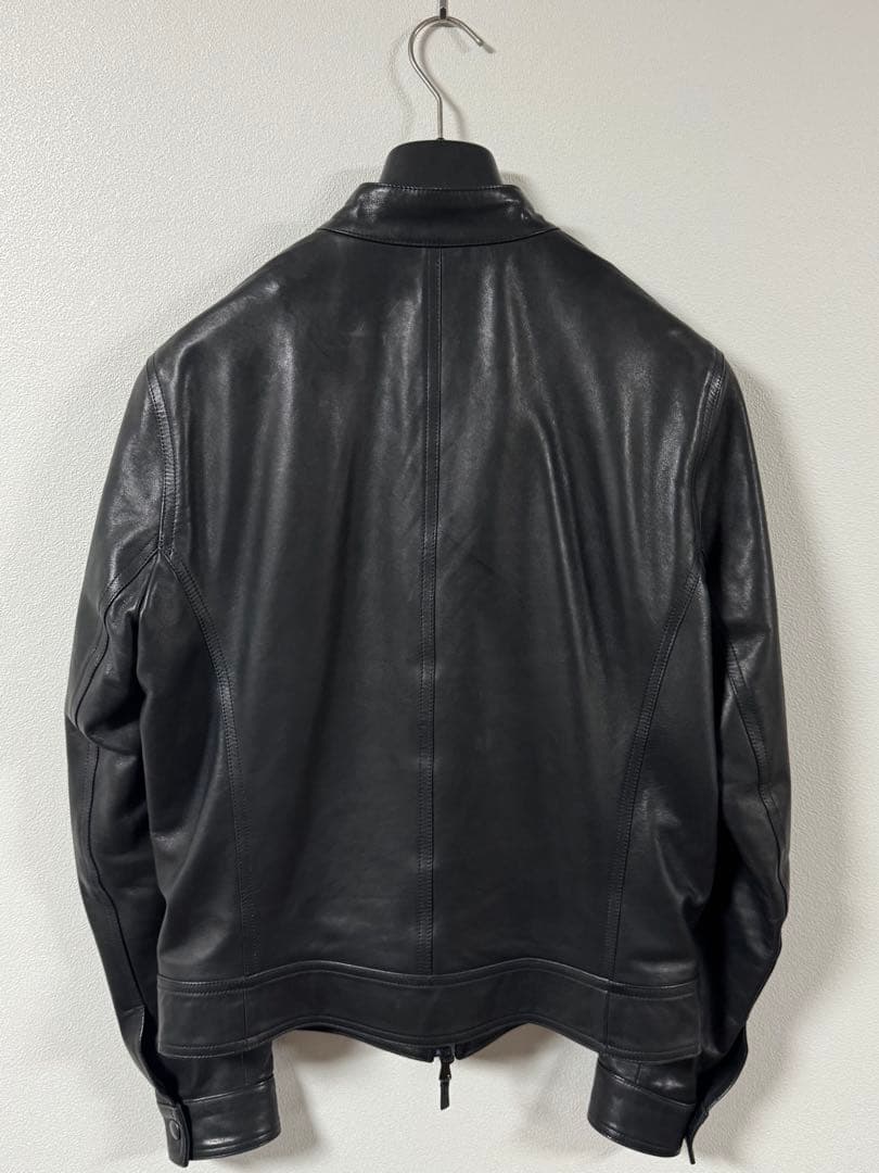 セール価格　EMMETI 46 ネイビー　JURI ライダースジャケット