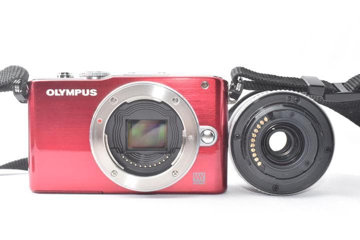 OLYMPUS PEN E-PL3 レッド レンズキット
