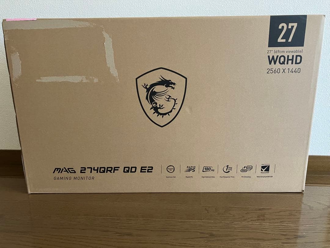 MAG 274QRF GD E2 ゲーミングモニター 27インチ