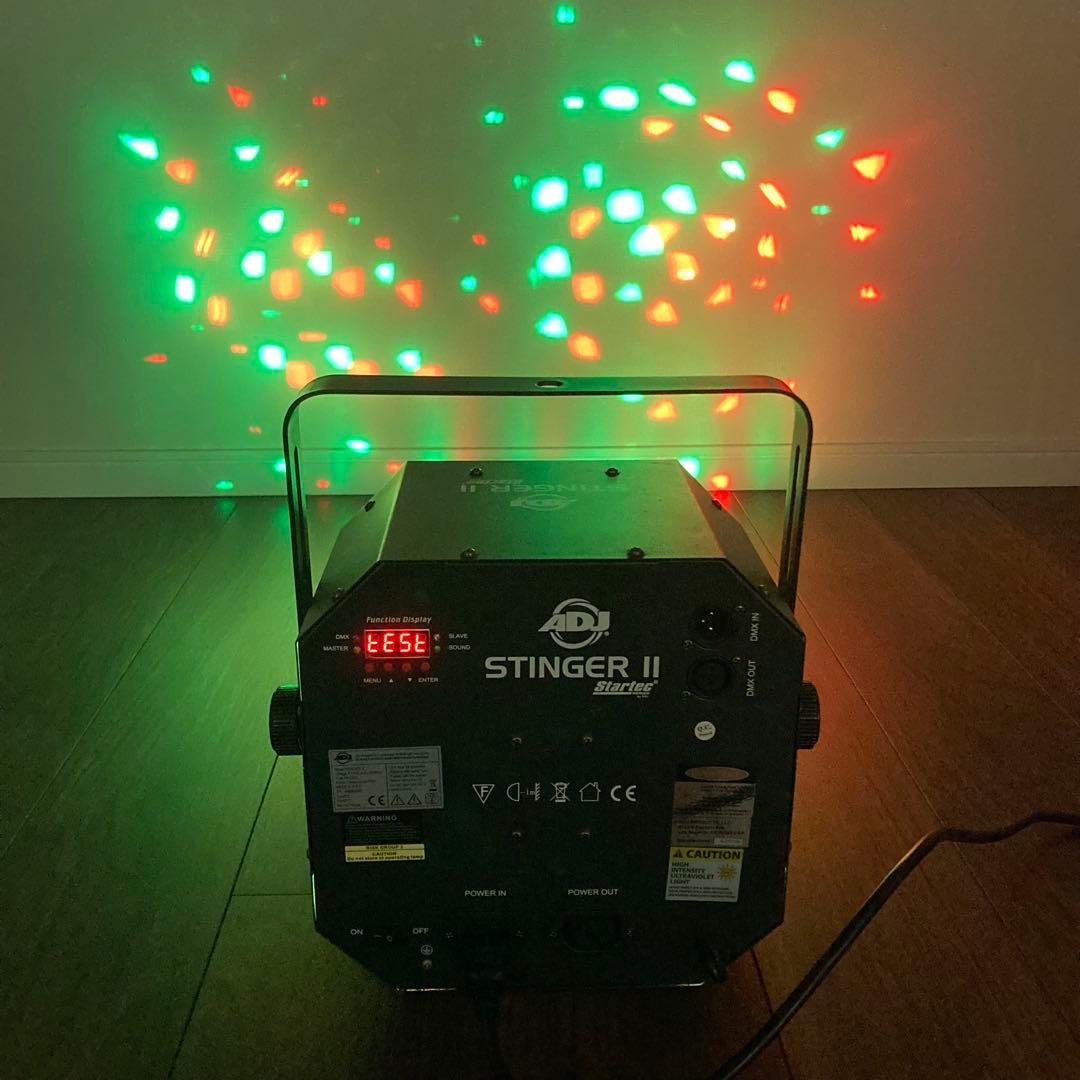 ◎状態良好 AMERICAN DJ STINGERII ムーンフラワーエフェクト