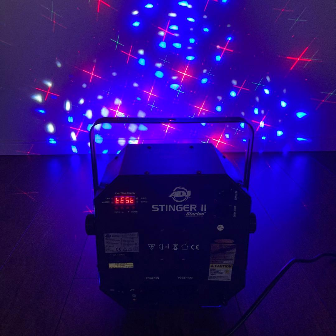◎状態良好 AMERICAN DJ STINGERII ムーンフラワーエフェクト