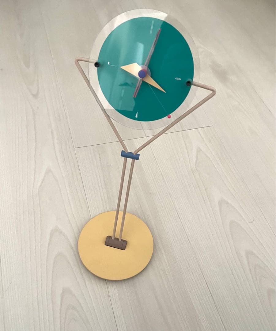 80's“Ateria” ヴィンテージ 置き時計 加藤孝志