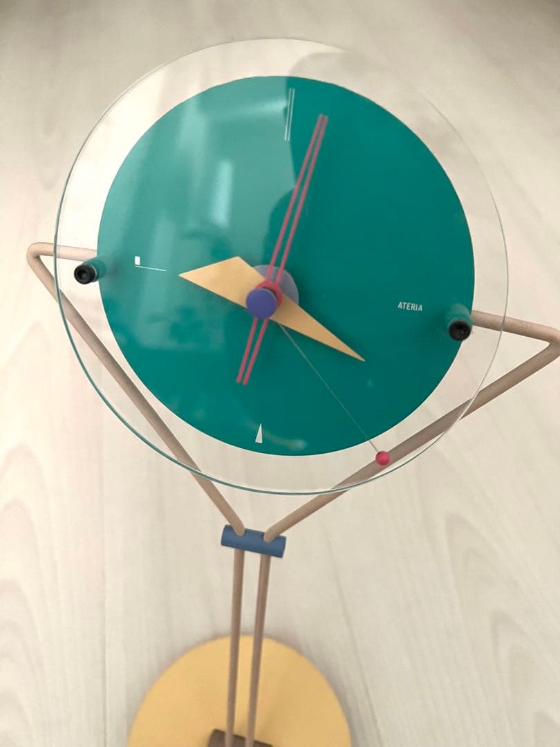 80's“Ateria” ヴィンテージ 置き時計 加藤孝志