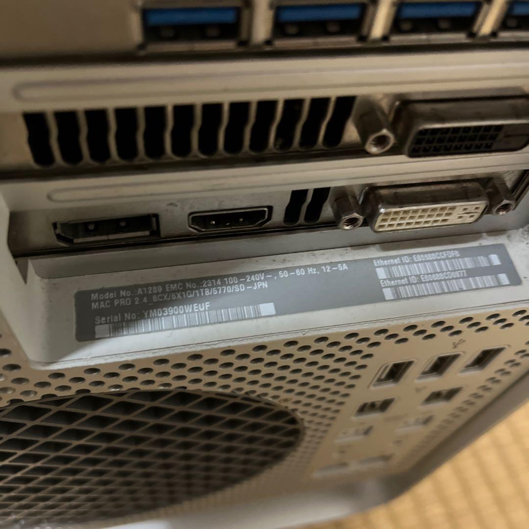 Macデスクトップ Apple MacPro Mid 2010 A1289