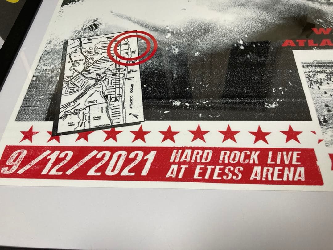 レア　Guns N' Roses リトグラフ　ガンズアンドローゼズ ポスター2日