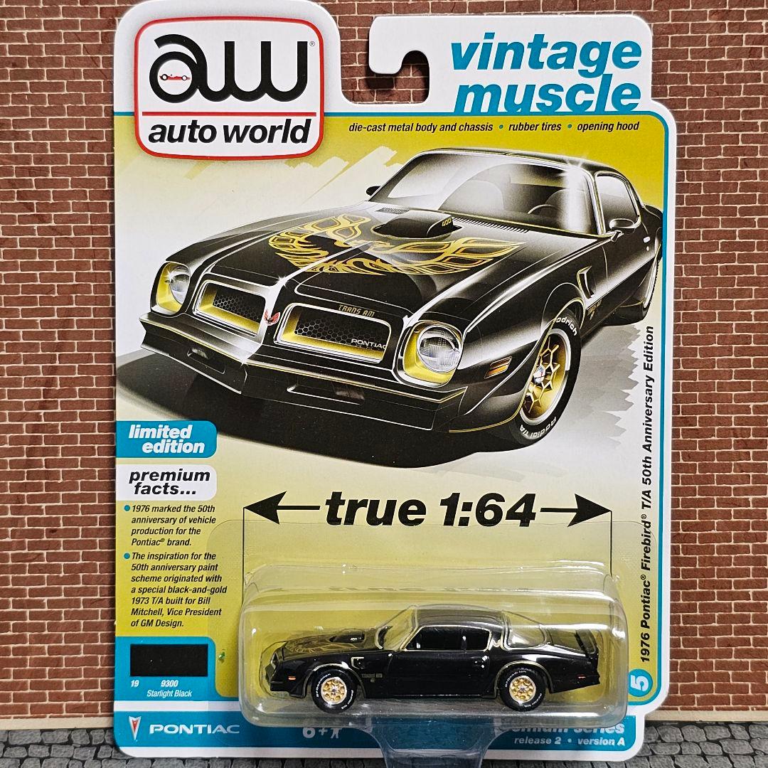 2台セット！オートワールド　ポンティアック　ファイアーバード　トランザム