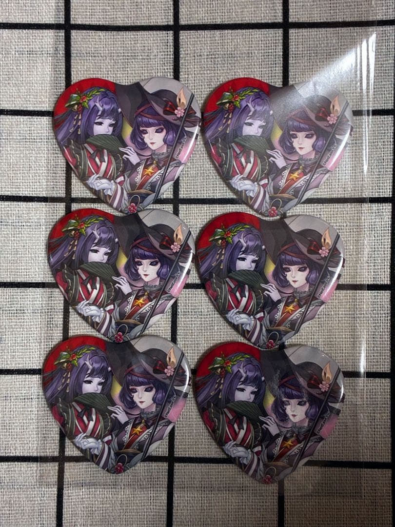 第五人格 スイパラ 芸者 ハート缶バッジ