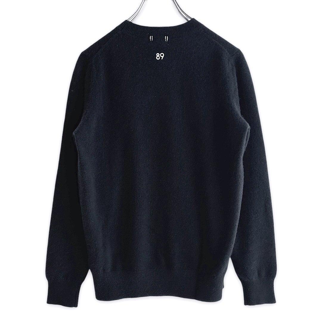 520 パーリーゲイツ 定価33,000円 カシミヤ100％ ニット 紺 1 M