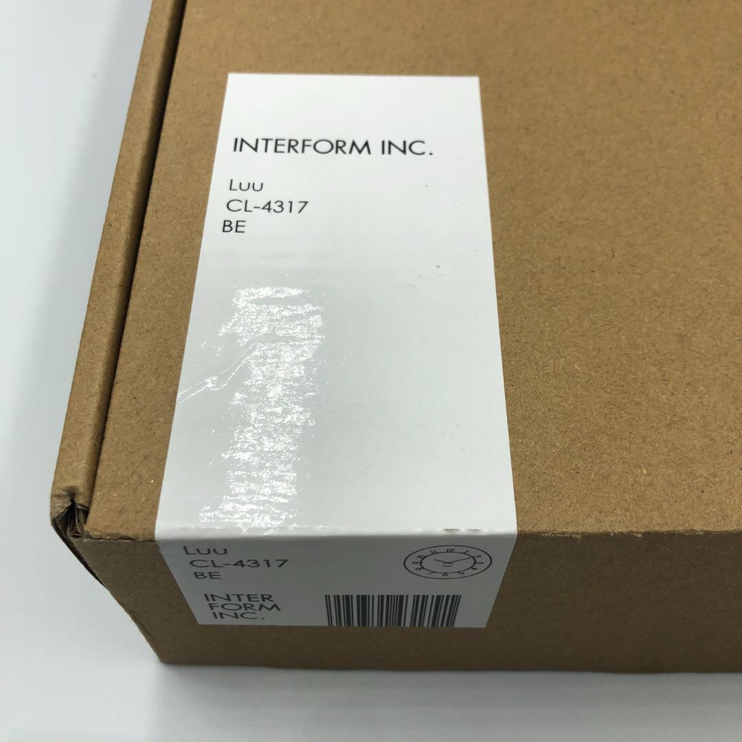 インターフォルム 掛け時計 スイープムーブメント/Y30073-Q1