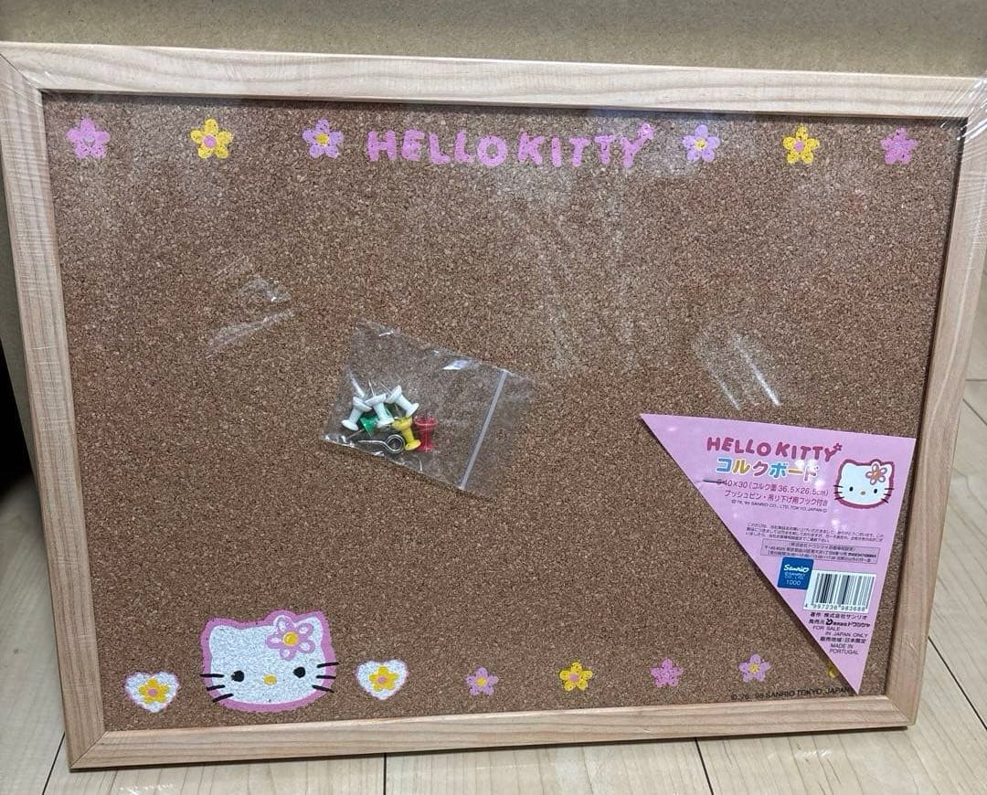ハローキティ　コルクボード　レトロ　レア