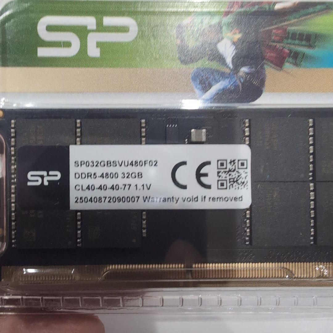 値下応じますSP 64GB DDR5 4800 Dual Channel Kit