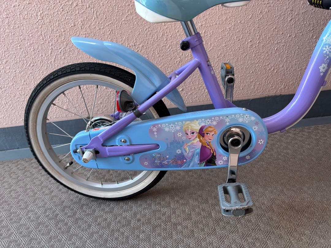 アナと雪の女王 アナ雪 幼児用自転車　引き取り限定