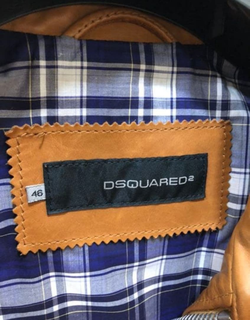 DSQUARED2 ディースクエアード　馬革　ライダース