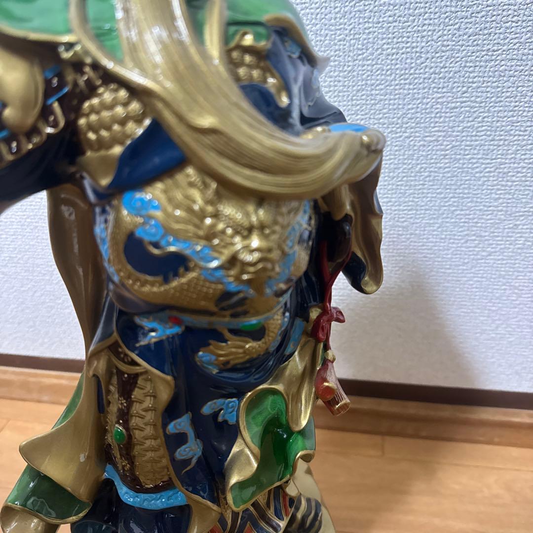 関公 関羽 真鍮製 関羽雲長 開運 財神