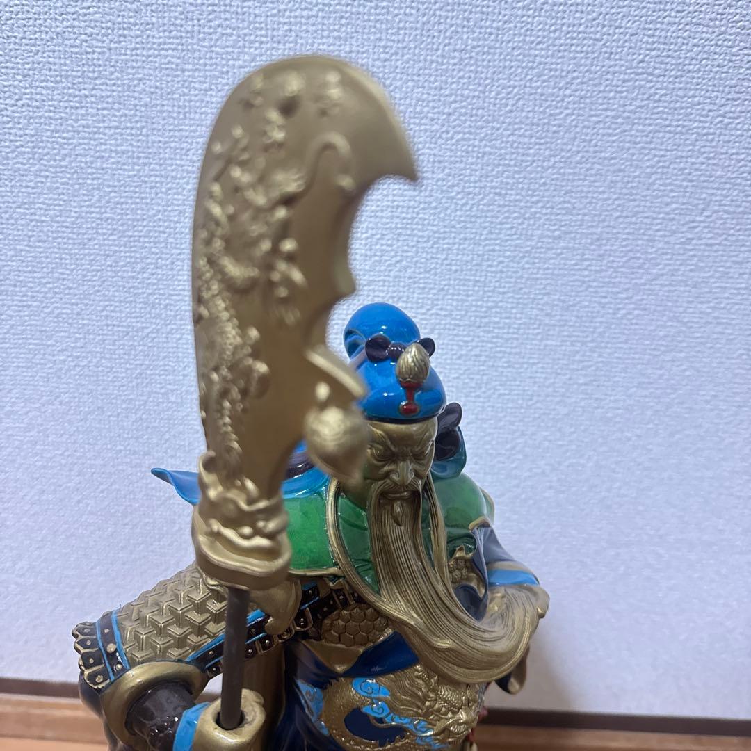 関公 関羽 真鍮製 関羽雲長 開運 財神