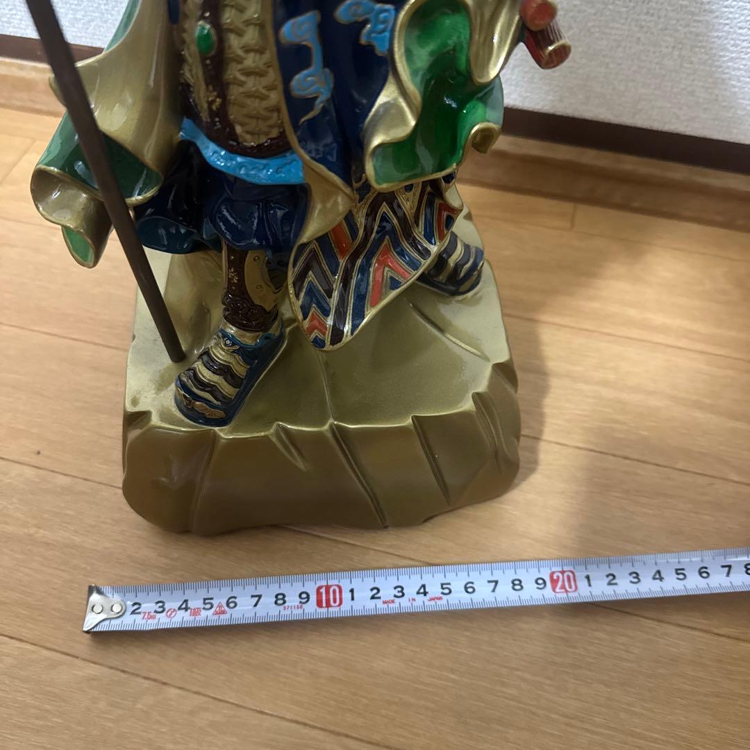 関公 関羽 真鍮製 関羽雲長 開運 財神