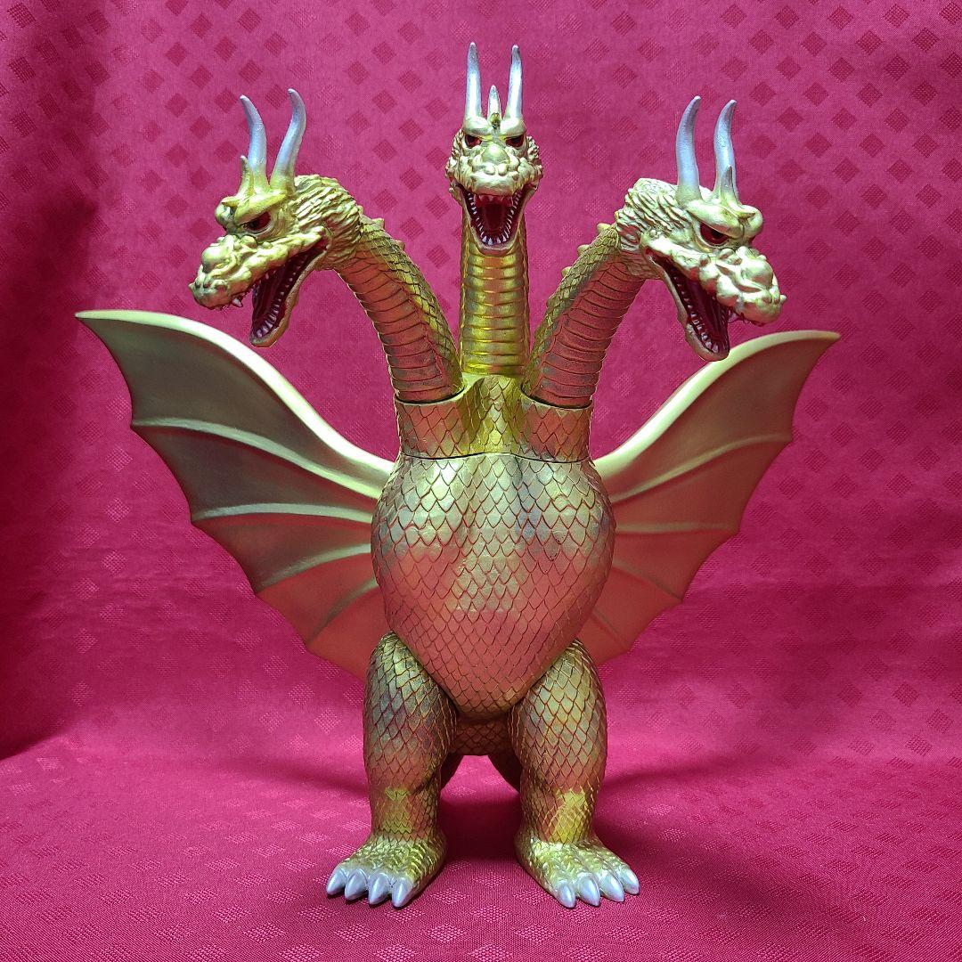 【ジャンク】 マーミット キングギドラ ソフビ MARMIT 東宝