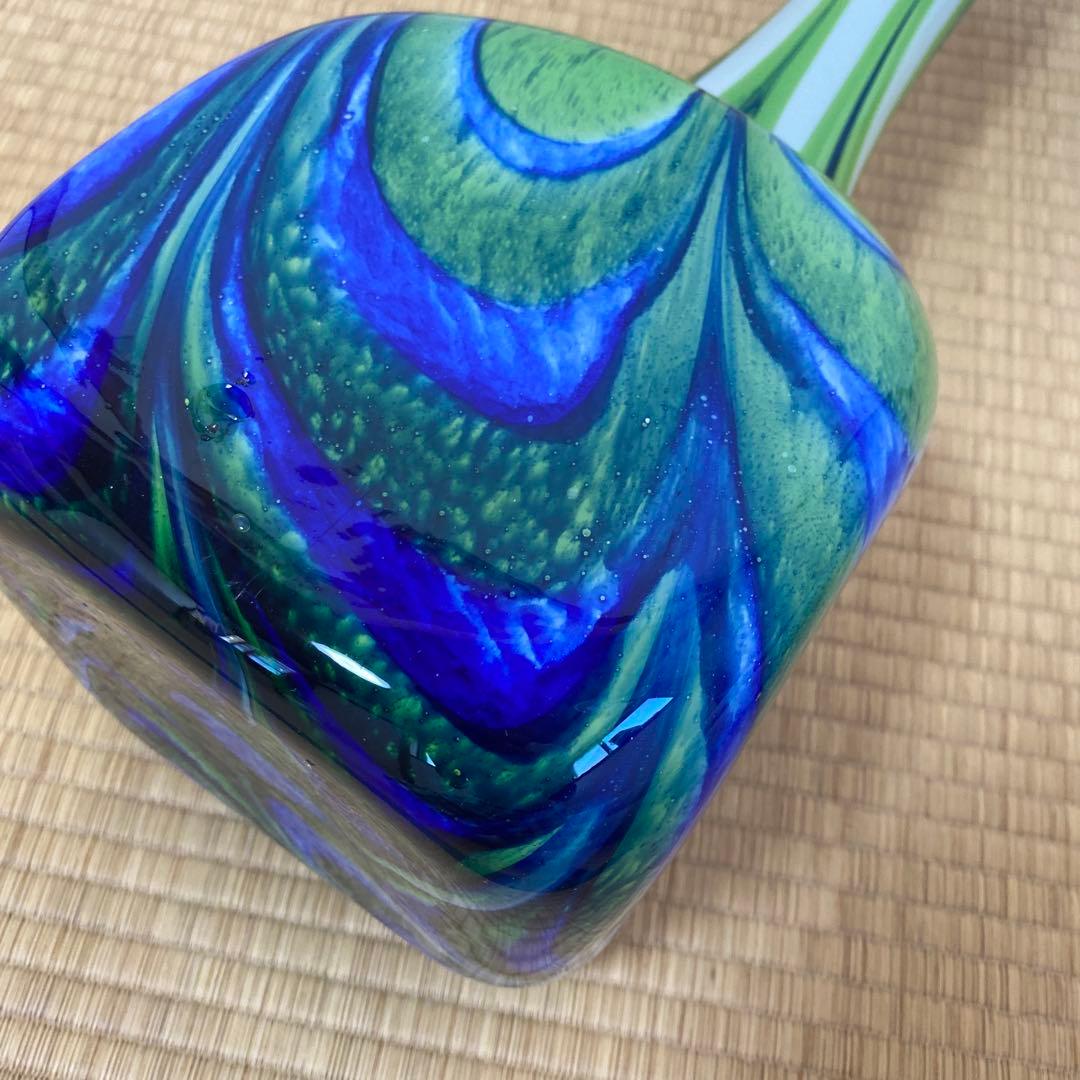 53cm 70`sイタリアヴィンテージハンドメイド花瓶　大型フラワーベース