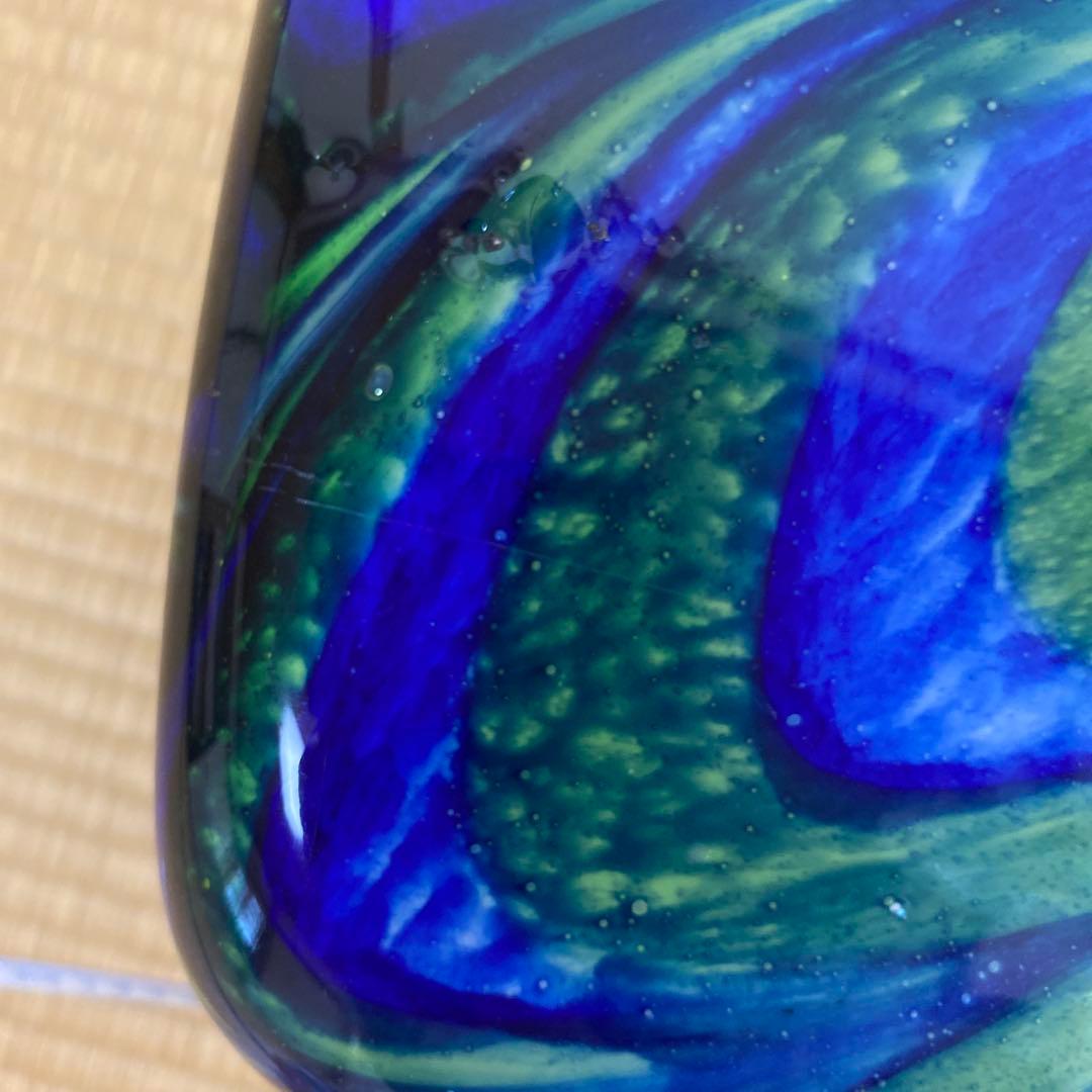 53cm 70`sイタリアヴィンテージハンドメイド花瓶　大型フラワーベース