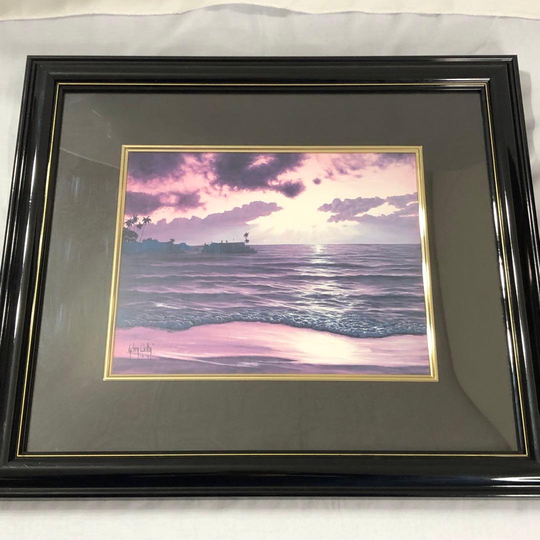 ゲーリーウェルティー 直筆サイン ポスター 額縁あり