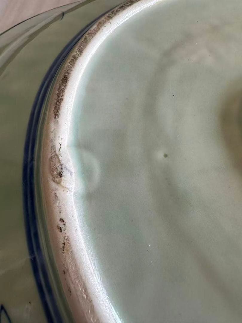 【希少】特大古伊万里　飾り皿　直径62cm　伊万里　古地図 染付　時代物　旧国名