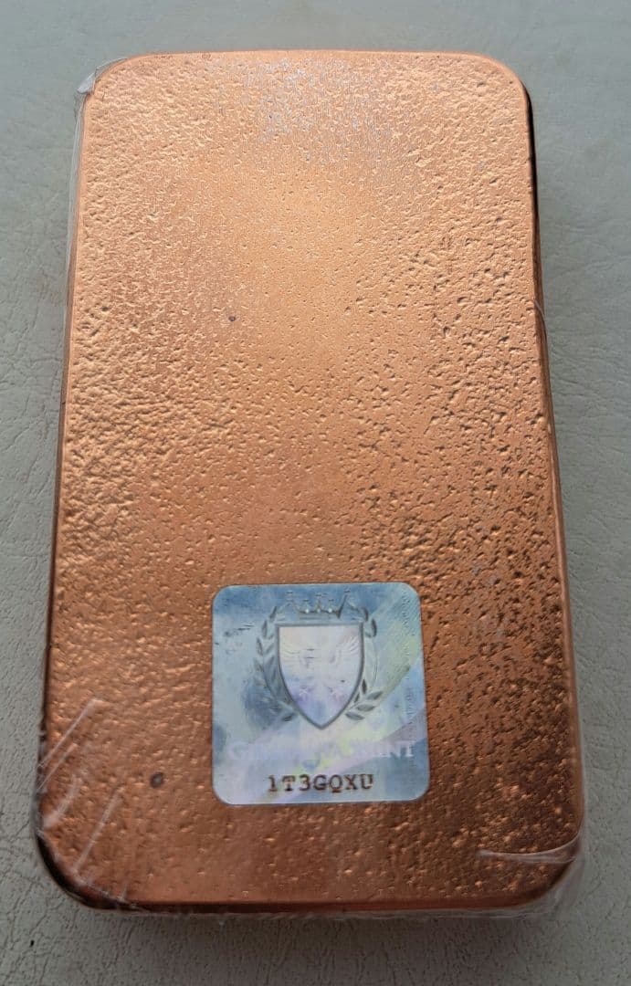 ゲルマニア純銅10オンスキャストバー