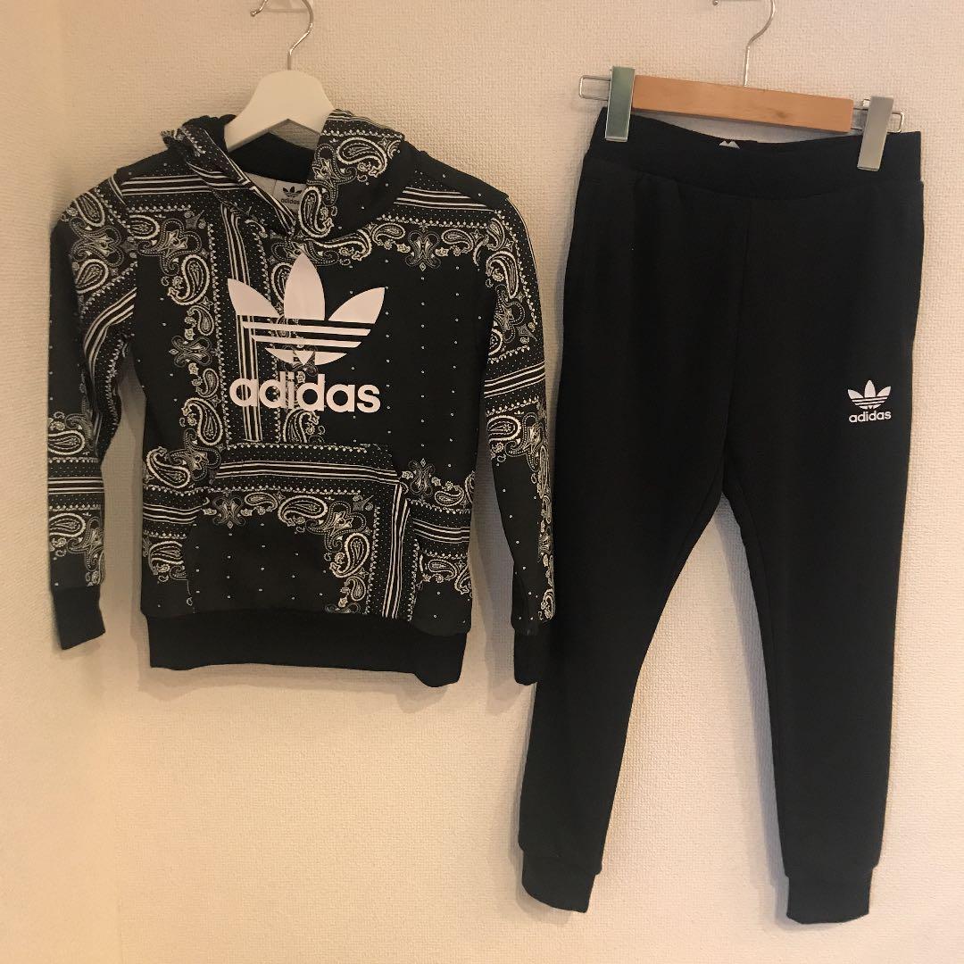 新品US購入！アディダスオリジナルスセットアップ130cm/ペイズリー日本未発売