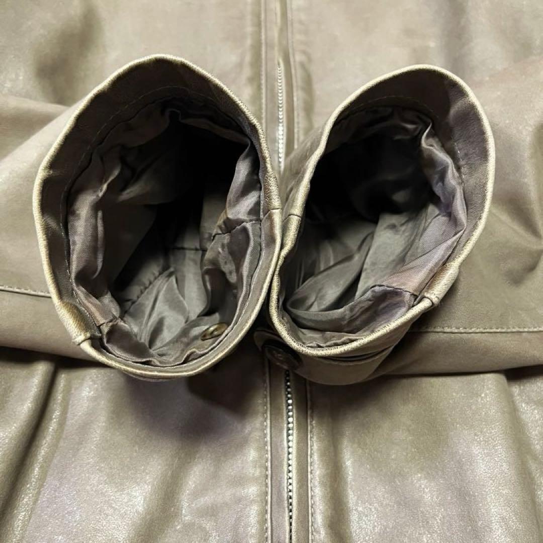 VAZZOLER シングルライダース　VERA PELLE レザー　イタリア製