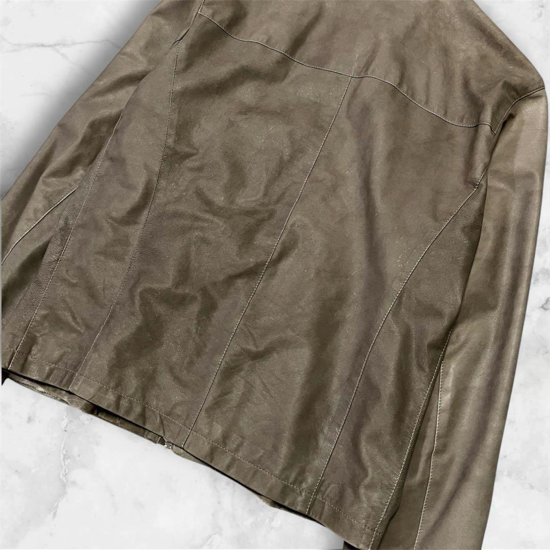 VAZZOLER シングルライダース　VERA PELLE レザー　イタリア製