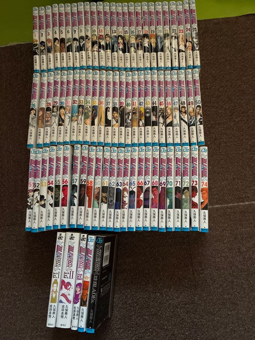 【豪華79冊セット】BLEACH 全74巻完結＋小説3冊＋限定ファンブック2冊