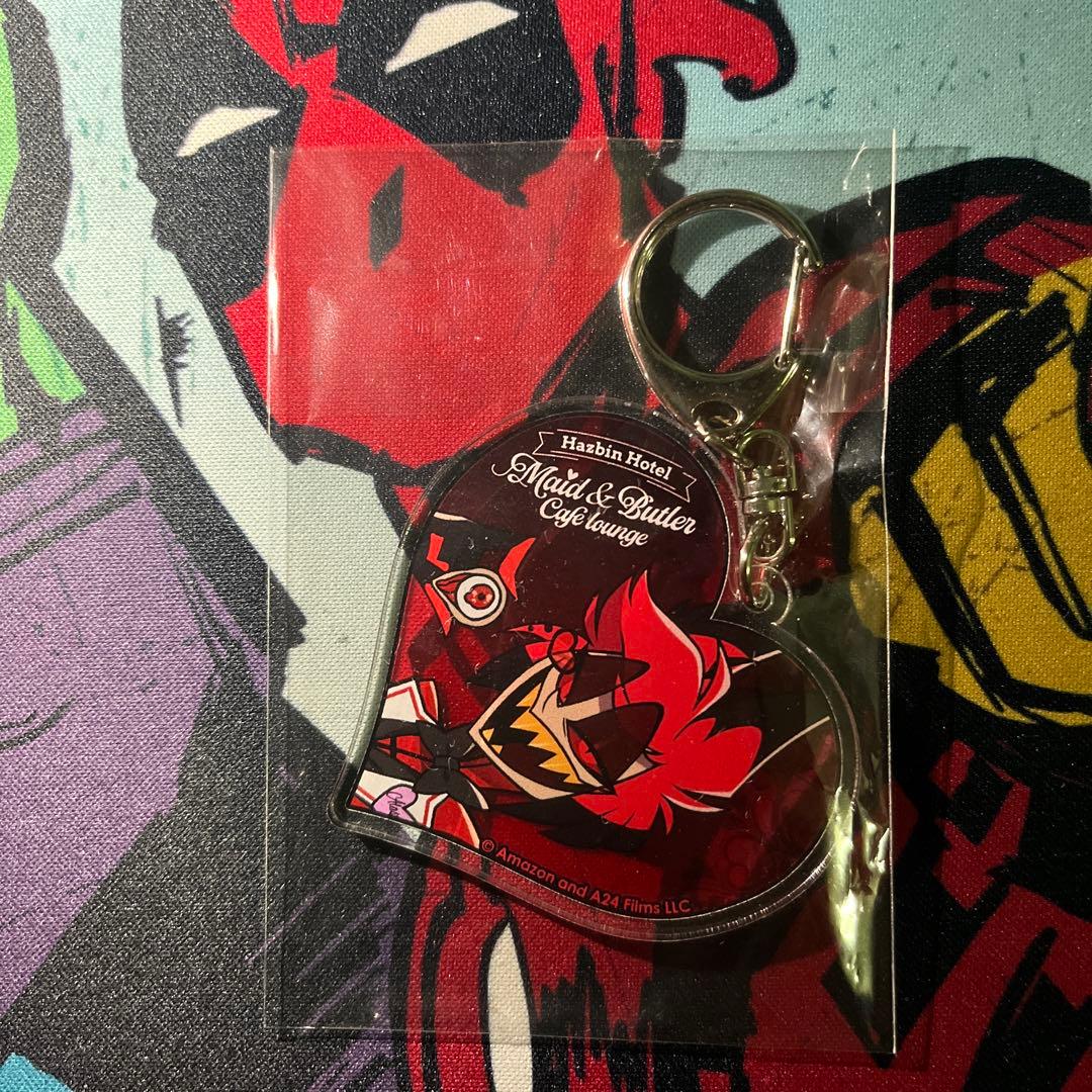 ハズビンホテル アニメイトカフェ アラスター ハート アクリルキーホルダー