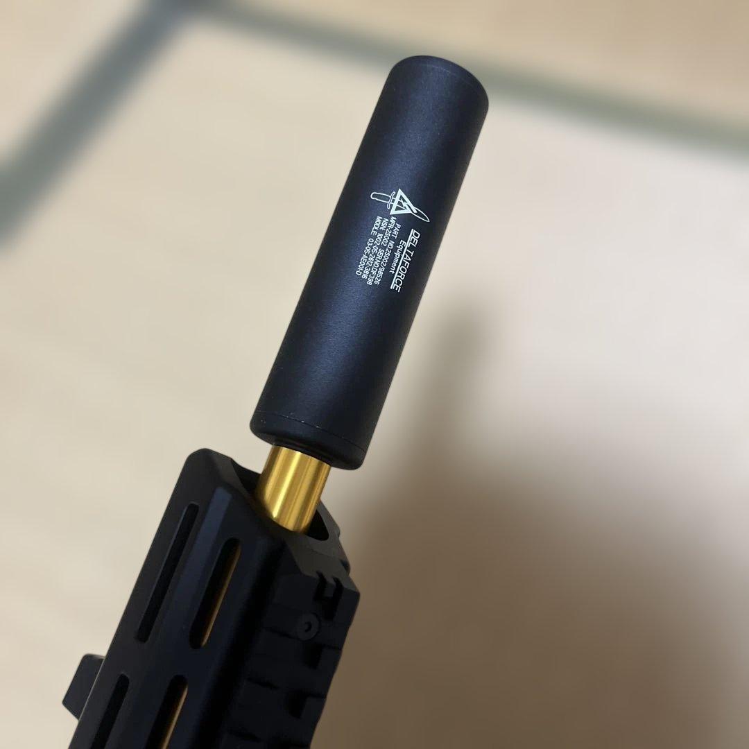 S*U様 東京マルイ　スコーピオン　ゴールデン　デルタフォースサイレンサー　ドラ