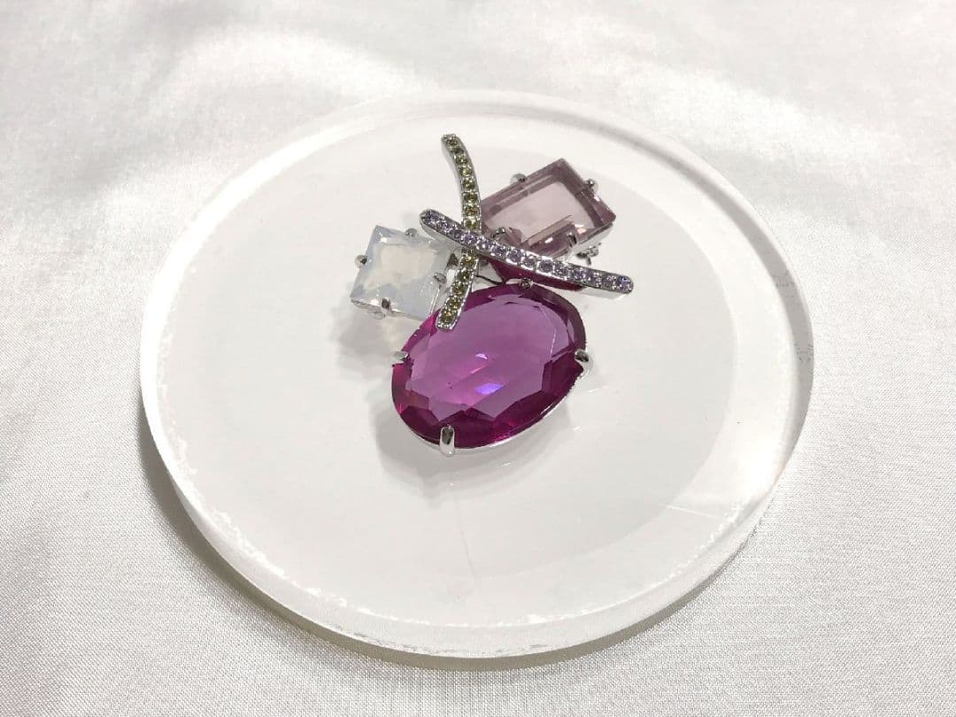 美品 ■ スワロフスキー Swarovski ■ クリスタル ブローチ ■ 高級