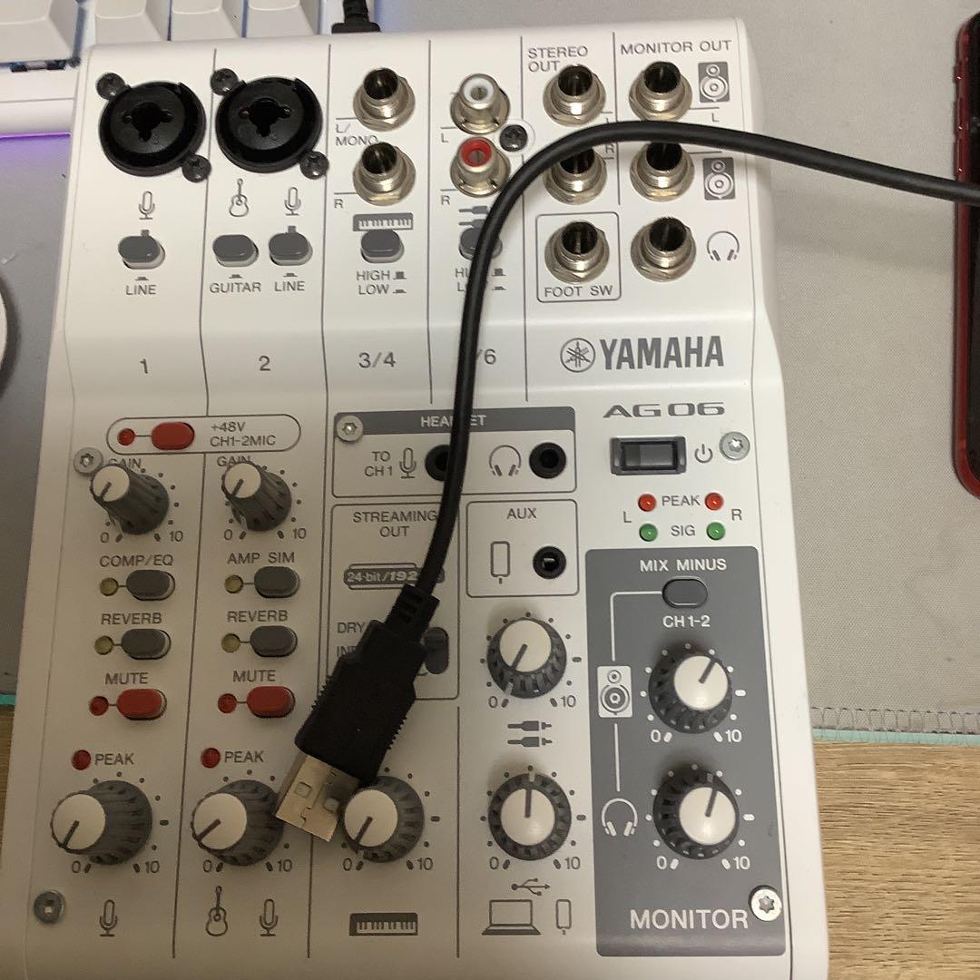 YAMAHA AG06 ミキサー