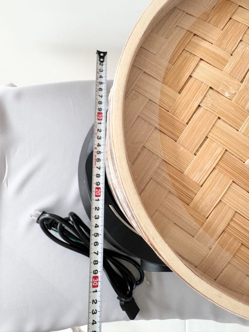 未使用 O'MUSU オムス Ocrasi せいろ電気蒸し器 黒