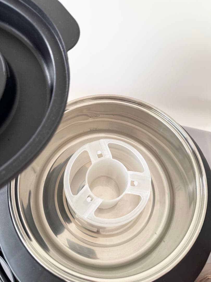 未使用 O'MUSU オムス Ocrasi せいろ電気蒸し器 黒