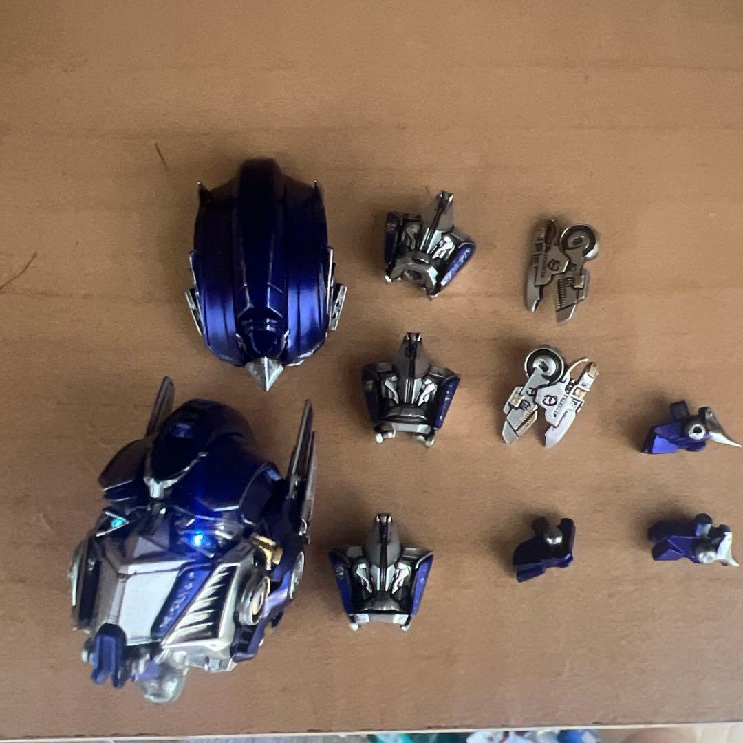 dlx Jetfireとkoオプトマスプライム　カスタムヘッド合体セット