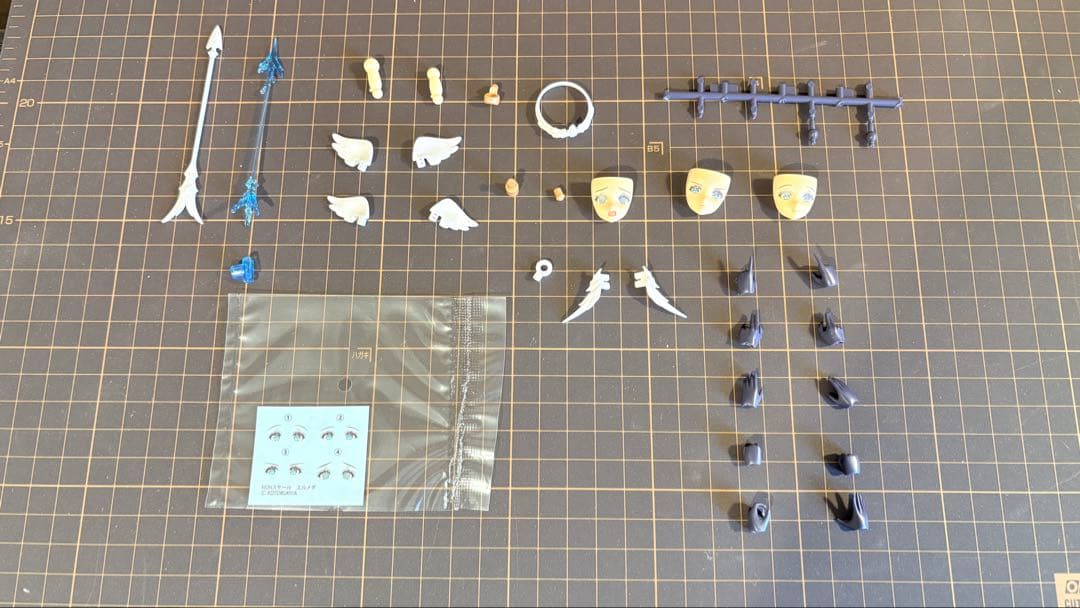 コトブキヤ　アルカナディア　エルメダ　完成品　特典パーツ　合わせ目処理　つや消し